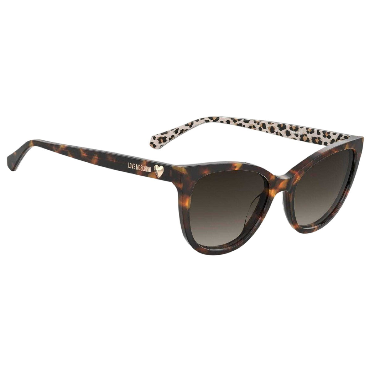 Havana Brown - Back - Moschino Womens-Ladies Moscsun Cat Eye Sunglasses