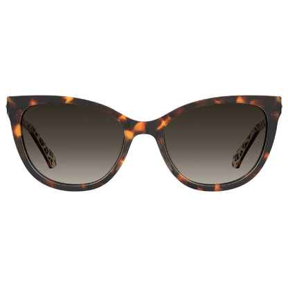 Havana Brown - Side - Moschino Womens-Ladies Moscsun Cat Eye Sunglasses
