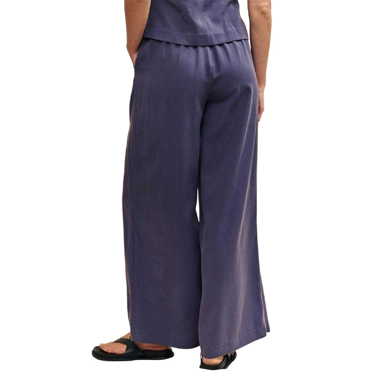 Blue - Back - Nobody´s Child Womens-Ladies Wide Leg Trousers