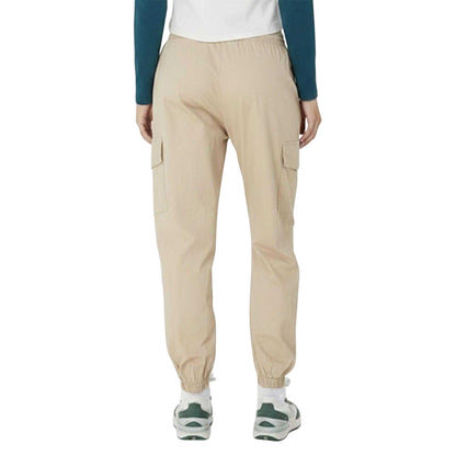 Stone - Back - Brave Soul Womens-Ladies Slim Leg Cargo Trousers