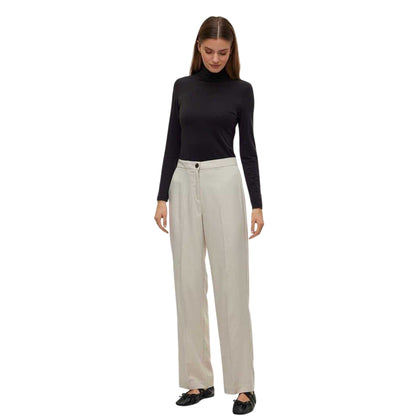 Silver - Lifestyle - Vero Moda Womens-Ladies Vmrita Regular Trousers