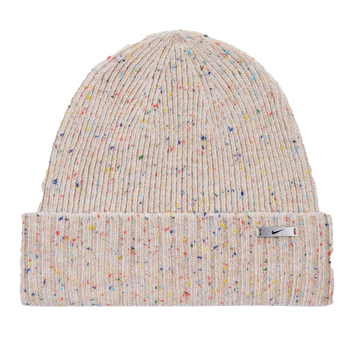 Brown - Front - Nike Speckle Knitted Beanie