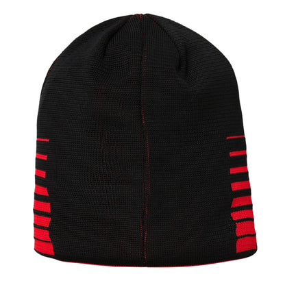 Red-Black - Back - Puma Mens Liga Reversible Beanie