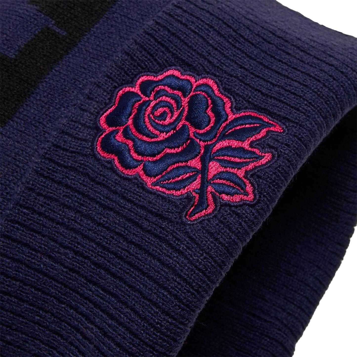 Rhodondendron-Diva Pink - Side - Castore 2026 England Rugby Knitted Beanie