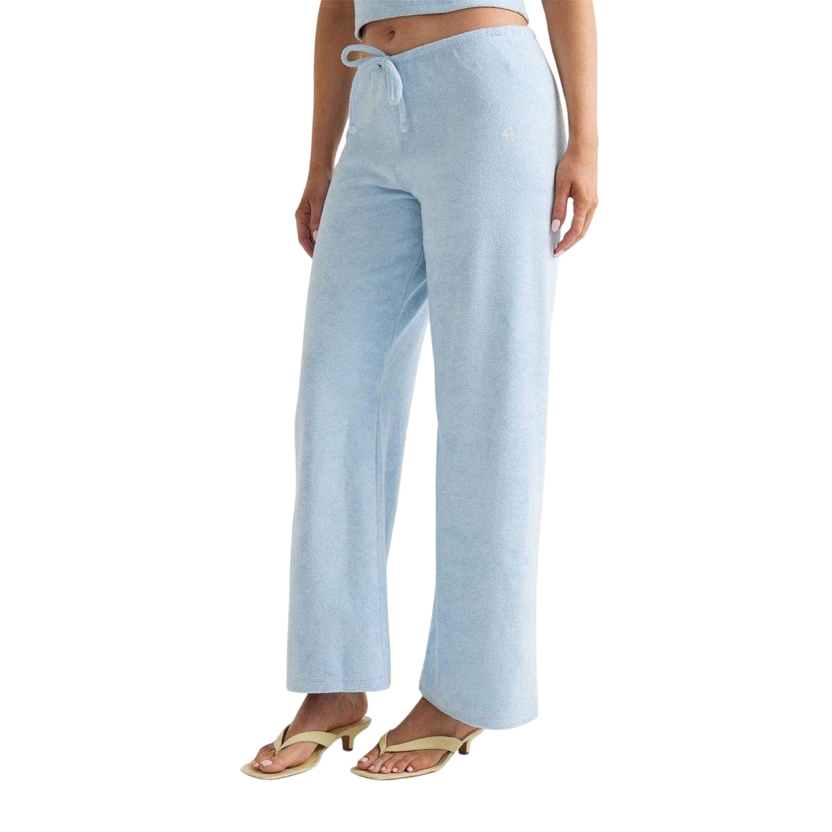 Blue - Lifestyle - 4th & Reckless Womens-Ladies Livia Straight Leg Trousers