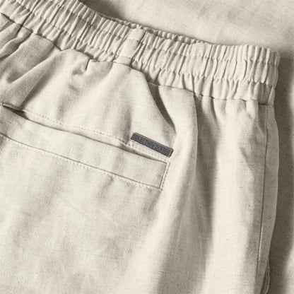 Oatmeal - Side - Belier Mens Straight Leg Trousers