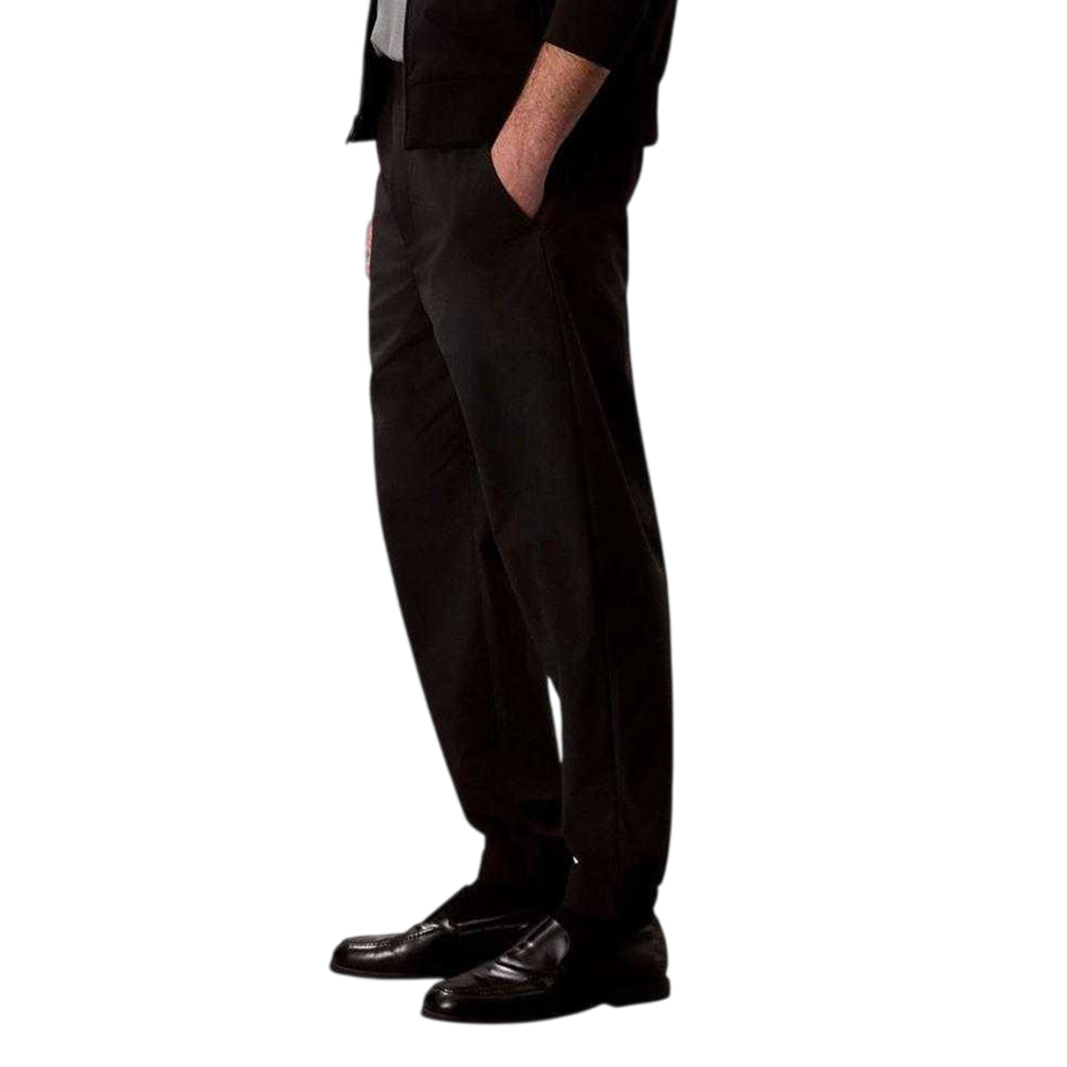 Black - Back - Calvin Klein Mens Tapered Trousers