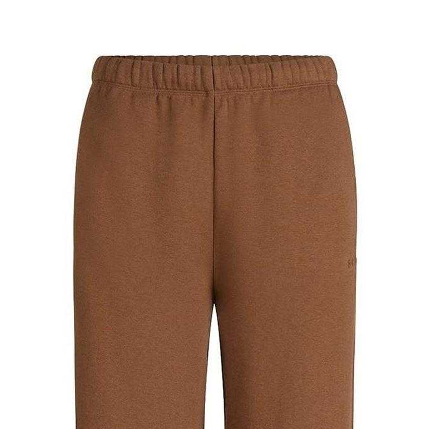 Bison - Back - Skims Womens-Ladies Cotton Fleece Straight Leg Sweatpants