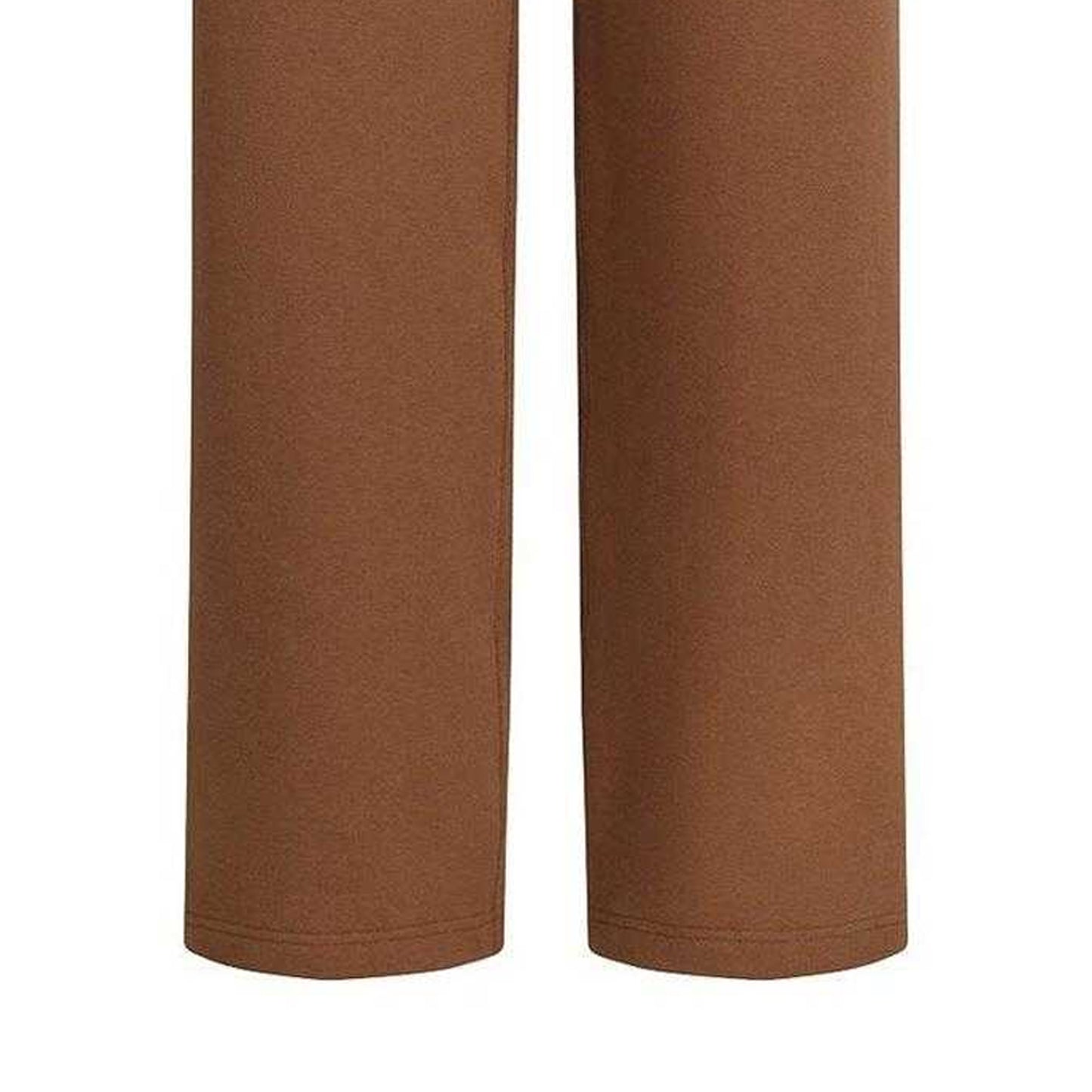 Bison - Side - Skims Womens-Ladies Cotton Fleece Straight Leg Sweatpants