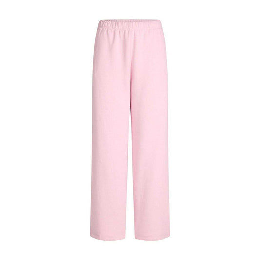 White - Front - Skims Womens-Ladies Cotton Fleece Straight Leg Sweatpants