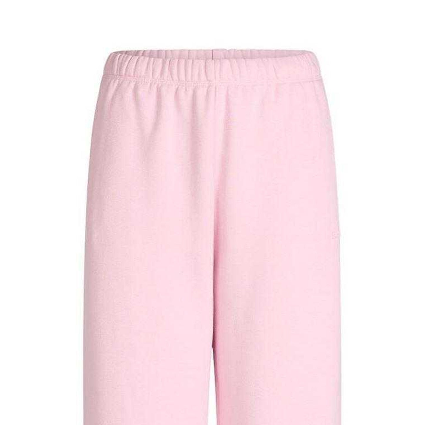 White - Back - Skims Womens-Ladies Cotton Fleece Straight Leg Sweatpants