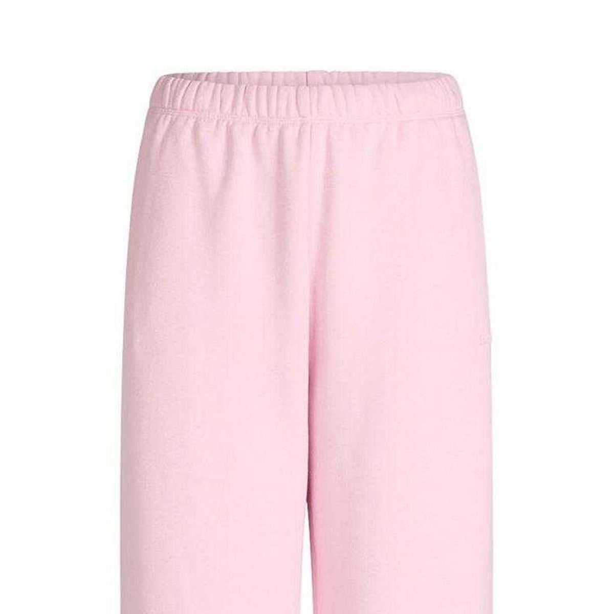 White - Back - Skims Womens-Ladies Cotton Fleece Straight Leg Sweatpants