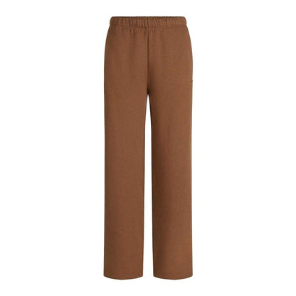 Bison - Front - Skims Womens-Ladies Cotton Fleece Straight Leg Sweatpants