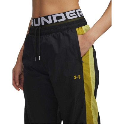 Black - Side - Under Armour Womens-Ladies Icon Tracksuit Bottoms