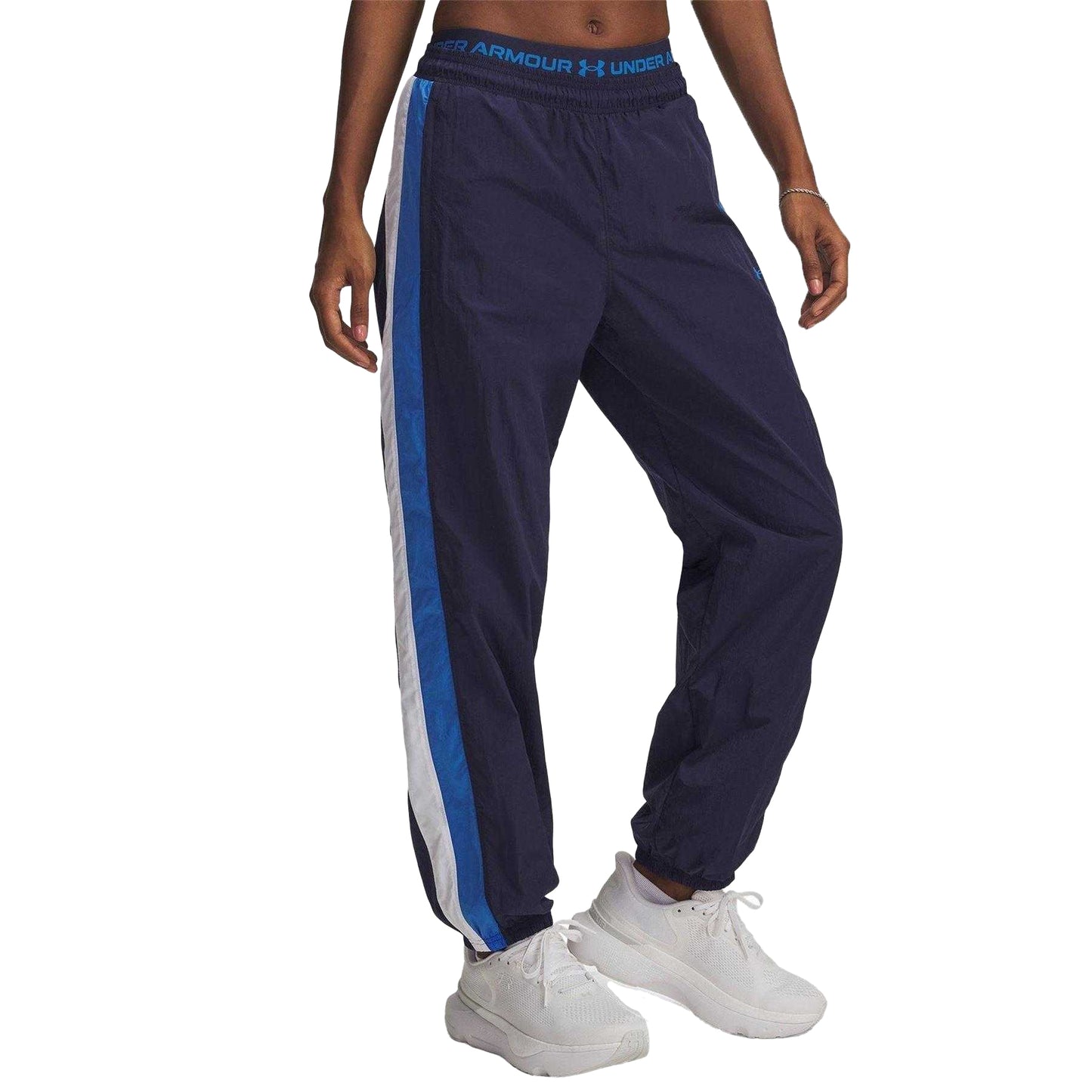 Blue - Front - Under Armour Womens-Ladies Icon Tracksuit Bottoms