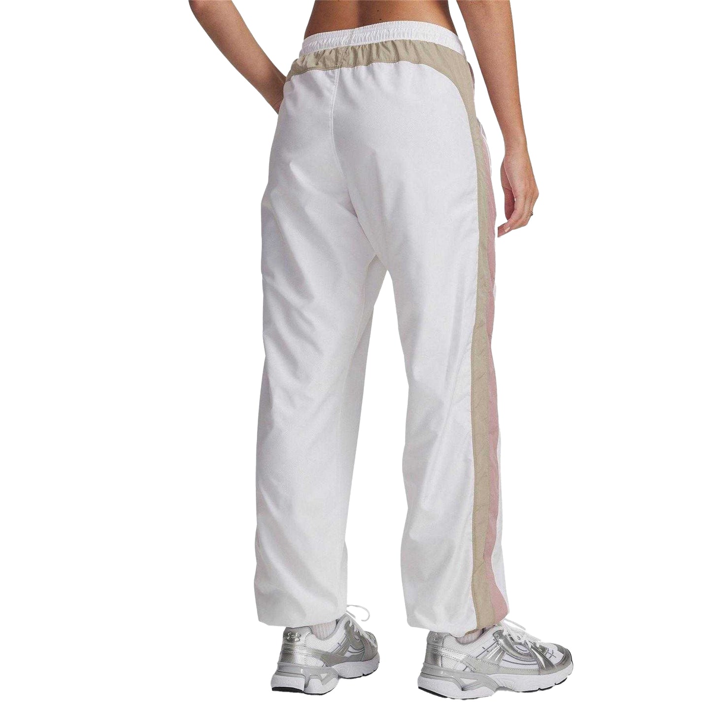White - Back - Under Armour Womens-Ladies Icon Tracksuit Bottoms