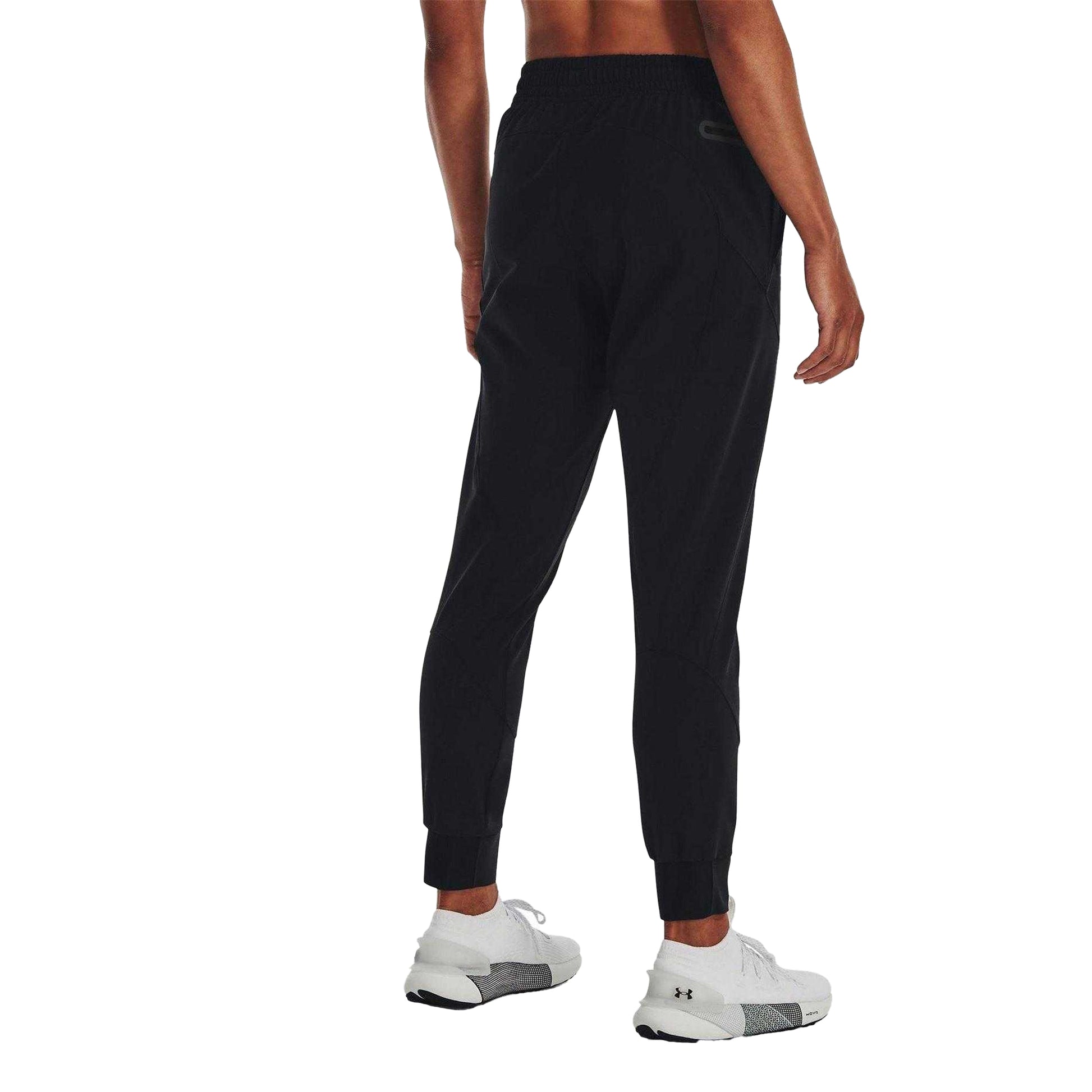 Black - Pack Shot - Under Armour Womens-Ladies Unstoppable Tracksuit Bottoms