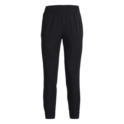 Black - Front - Under Armour Womens-Ladies Unstoppable Tracksuit Bottoms