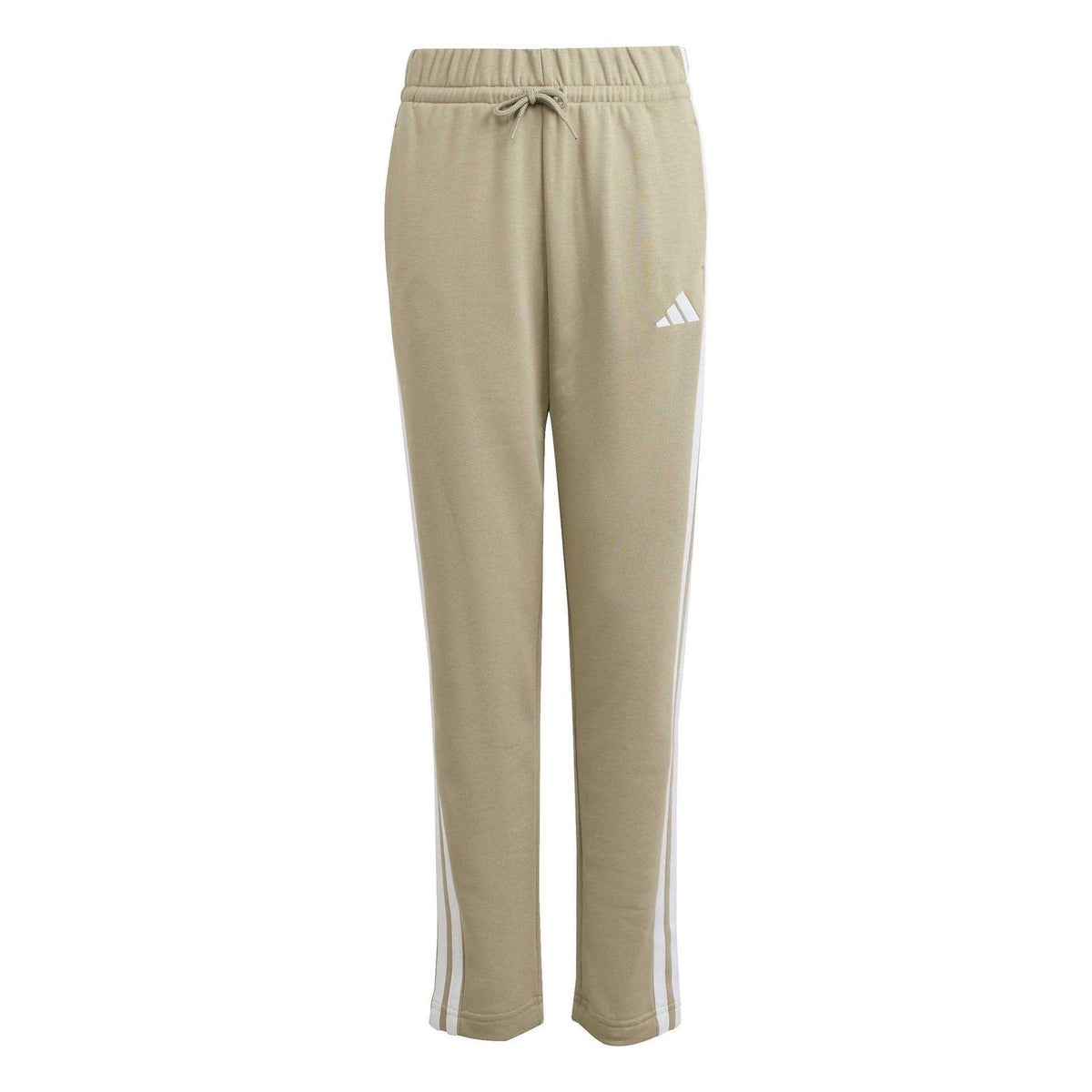 Wonder Steel - Front - Adidas Childrens-Kids 3 Stripes Tapered Trousers