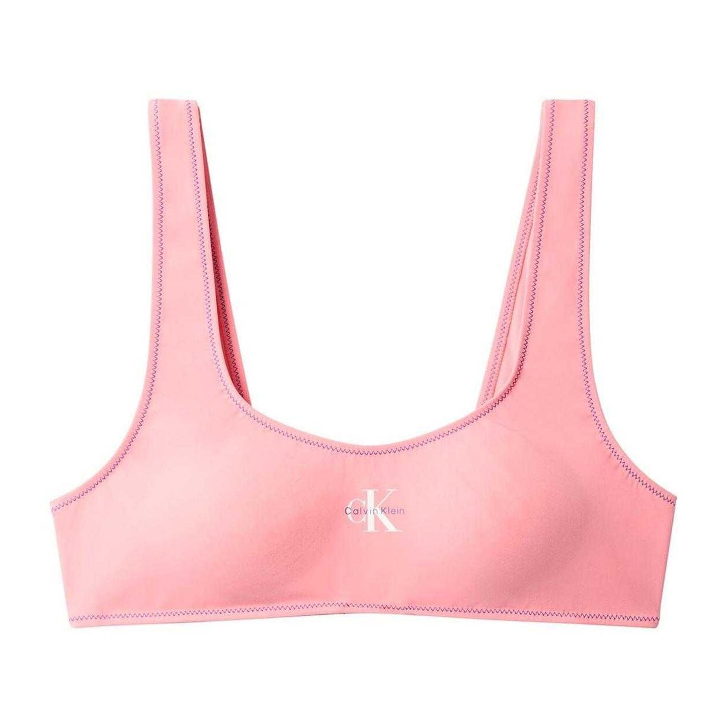 Scarlet - Front - Calvin Klein Womens-Ladies Bralette Bikini Top