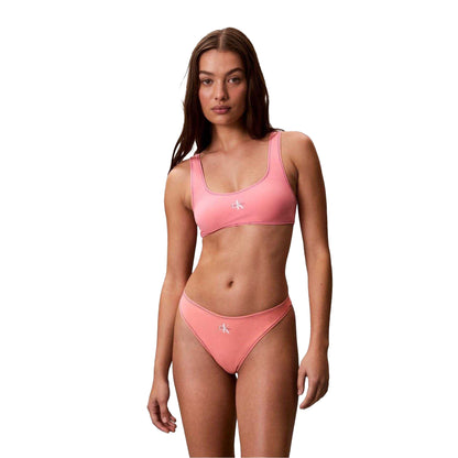 Scarlet - Lifestyle - Calvin Klein Womens-Ladies Bralette Bikini Top