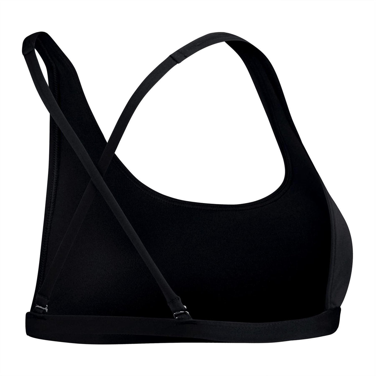 Anthracite - Back - Speedo Womens-Ladies Scoop Neck Bikini Top