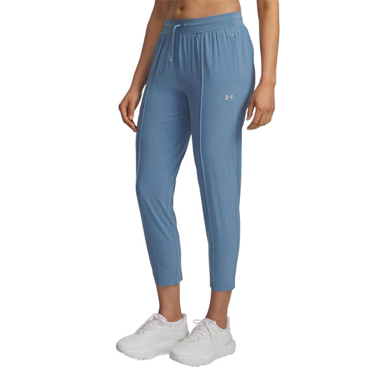 Blue - Front - Under Armour Womens-Ladies Velociti Pro Trousers