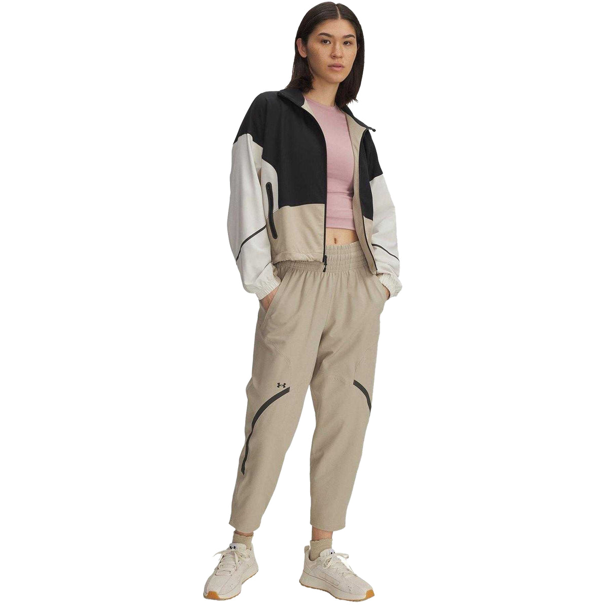 Brown - Lifestyle - Under Armour Womens-Ladies Unstoppable Tracksuit Bottoms