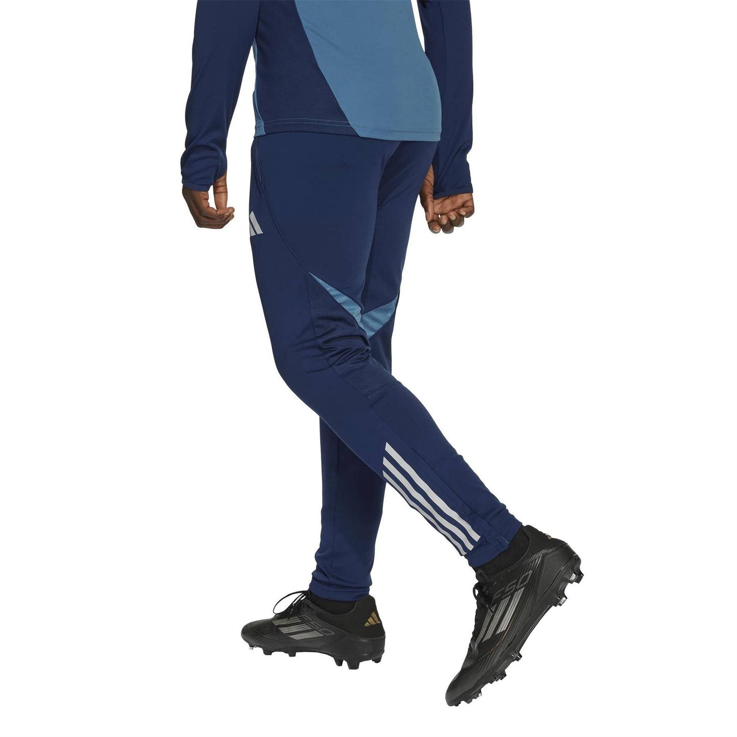 Navy Blue - Back - Adidas Childrens-Kids Arsenal FC Tracksuit Bottoms
