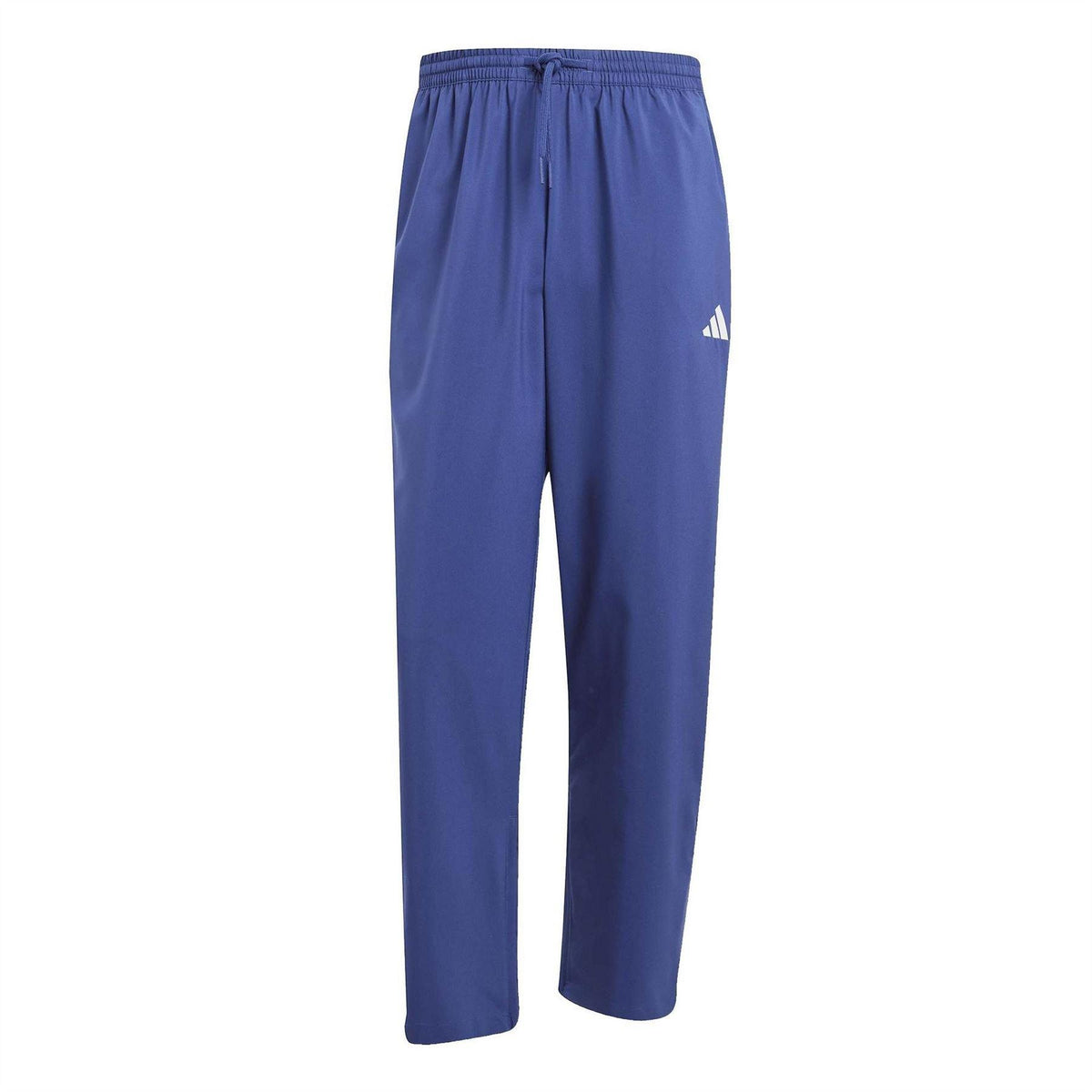 Dark Blue-White - Front - Adidas Mens Stanford Joggers