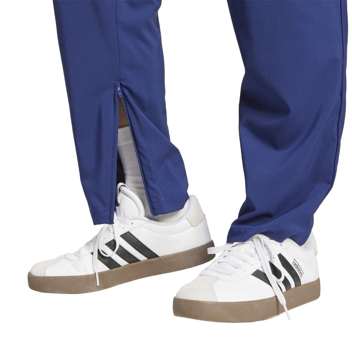 Dark Blue-White - Lifestyle - Adidas Mens Stanford Joggers