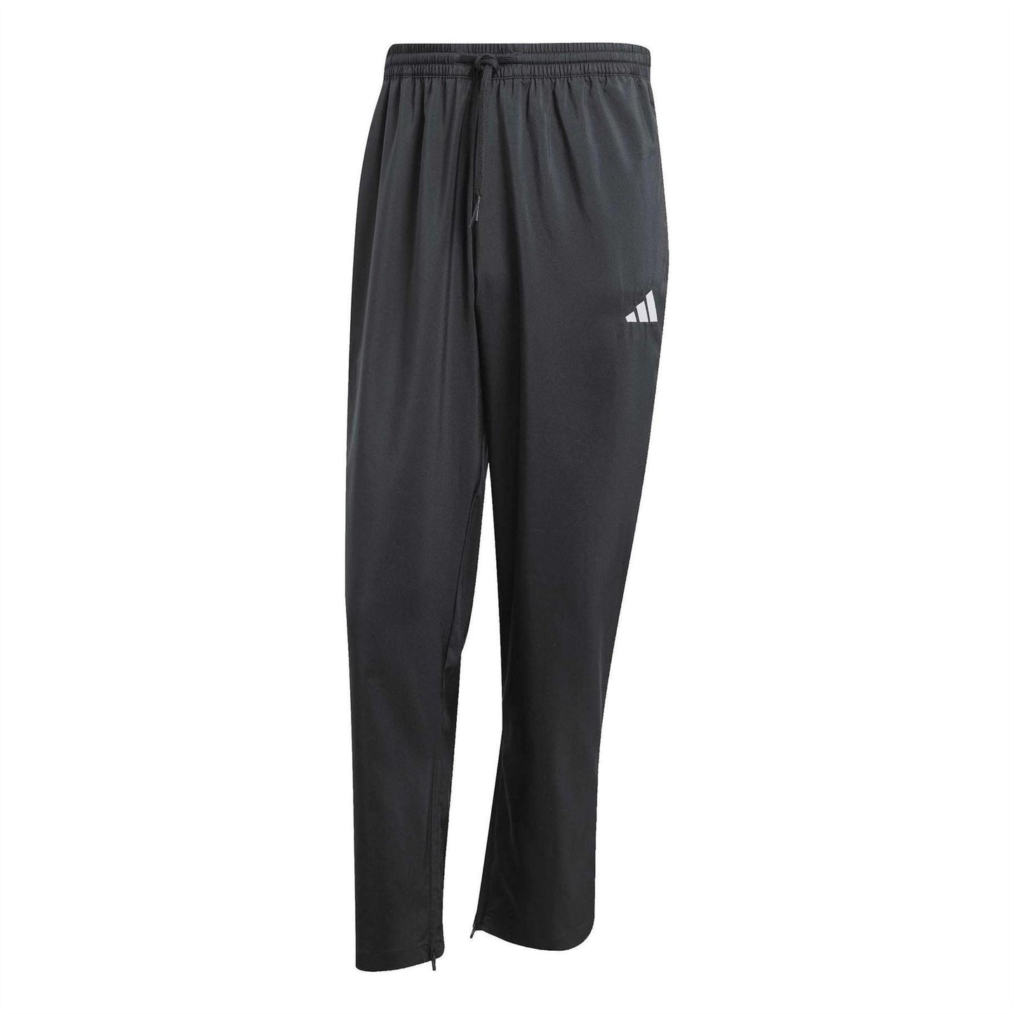Black-White - Front - Adidas Mens Stanford Joggers
