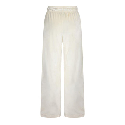 Coconut Milk - Back - Nike Womens-Ladies Velour Wide Leg Trousers