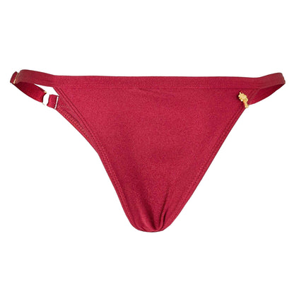 Maroon - Back - Grace Jacob Womens-Ladies Brazilian Briefs