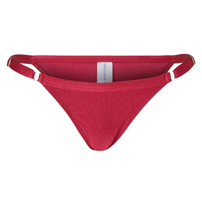 Maroon - Front - Grace Jacob Womens-Ladies Brazilian Briefs