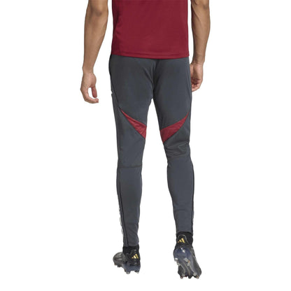 Dark Grey - Back - Adidas Mens Arsenal FC Slim Jogging Bottoms