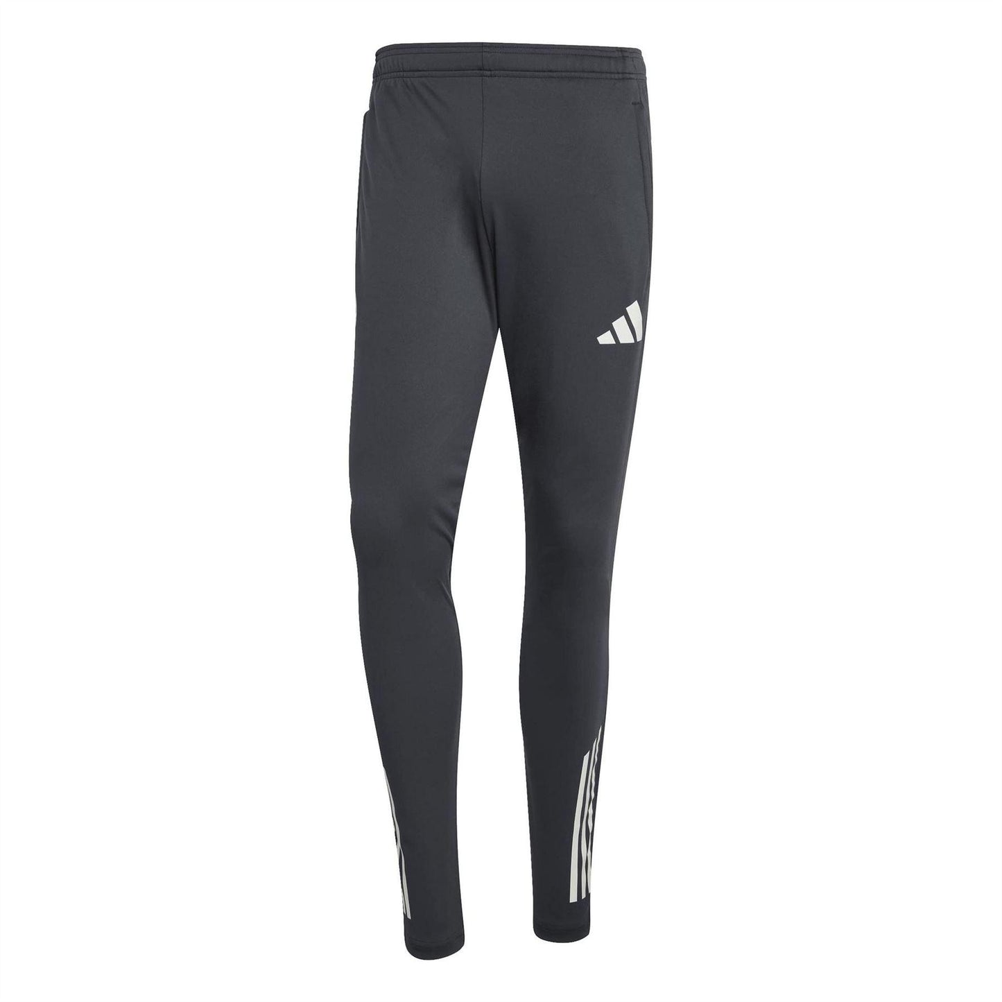 Dark Grey - Front - Adidas Mens Arsenal FC Slim Jogging Bottoms