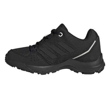 Black-Grey - Side - Adidas Childrens-Kids Terrex Hyperhiker Low Hiking Shoes