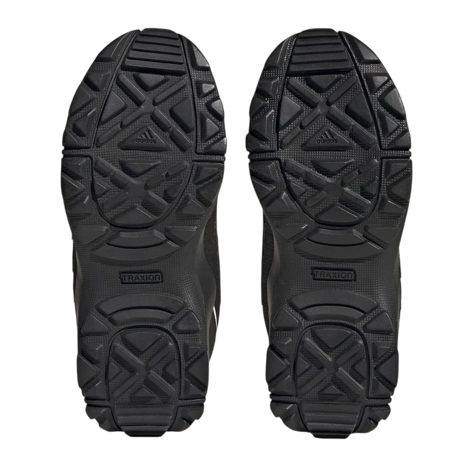 Black-Grey - Pack Shot - Adidas Childrens-Kids Terrex Hyperhiker Low Hiking Shoes