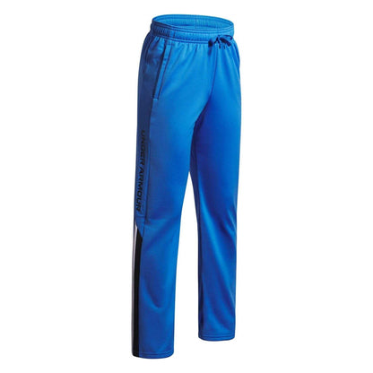 Blue - Side - Under Armour Childrens-Kids Brawler 3.0 Tracksuit Bottoms