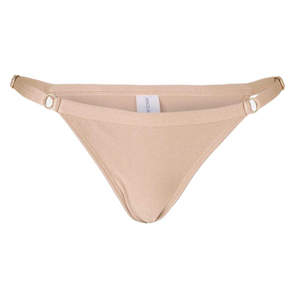Beige - Front - Grace Jacob Womens-Ladies Brazilian Briefs