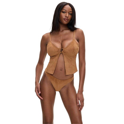 Sunkissed - Lifestyle - Frankies Bikinis Womens-Ladies X Bella Hadid Dove Bikini Bottoms