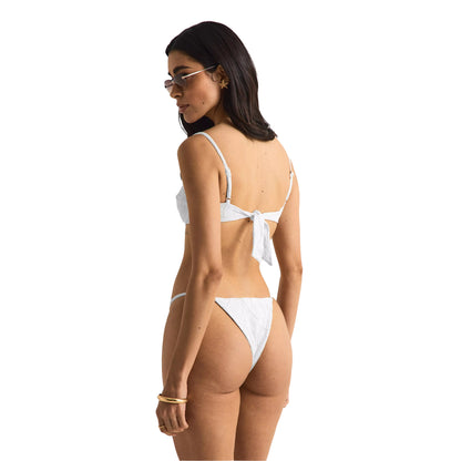 Porcelain - Lifestyle - Windsor Womens-Ladies Embroidered Textured Bikini Bottoms