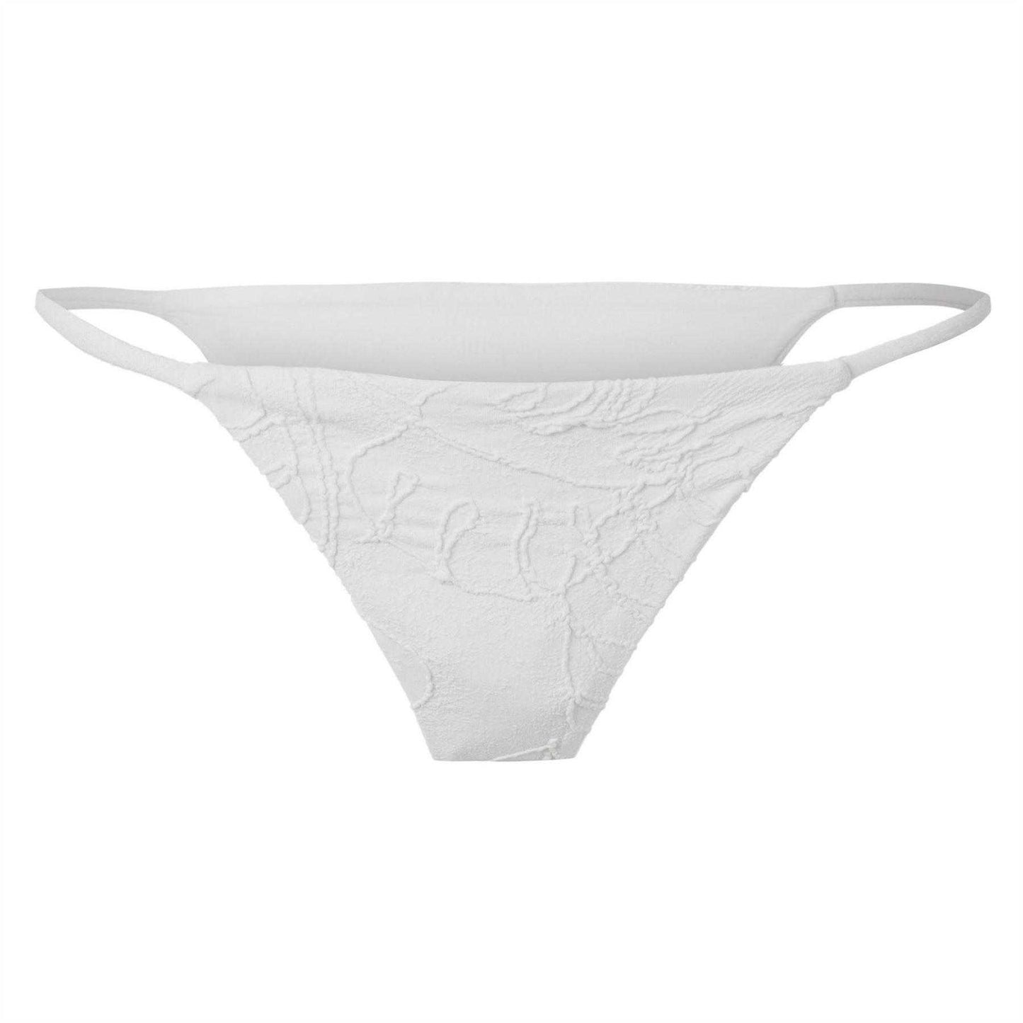 Porcelain - Front - Windsor Womens-Ladies Embroidered Textured Bikini Bottoms