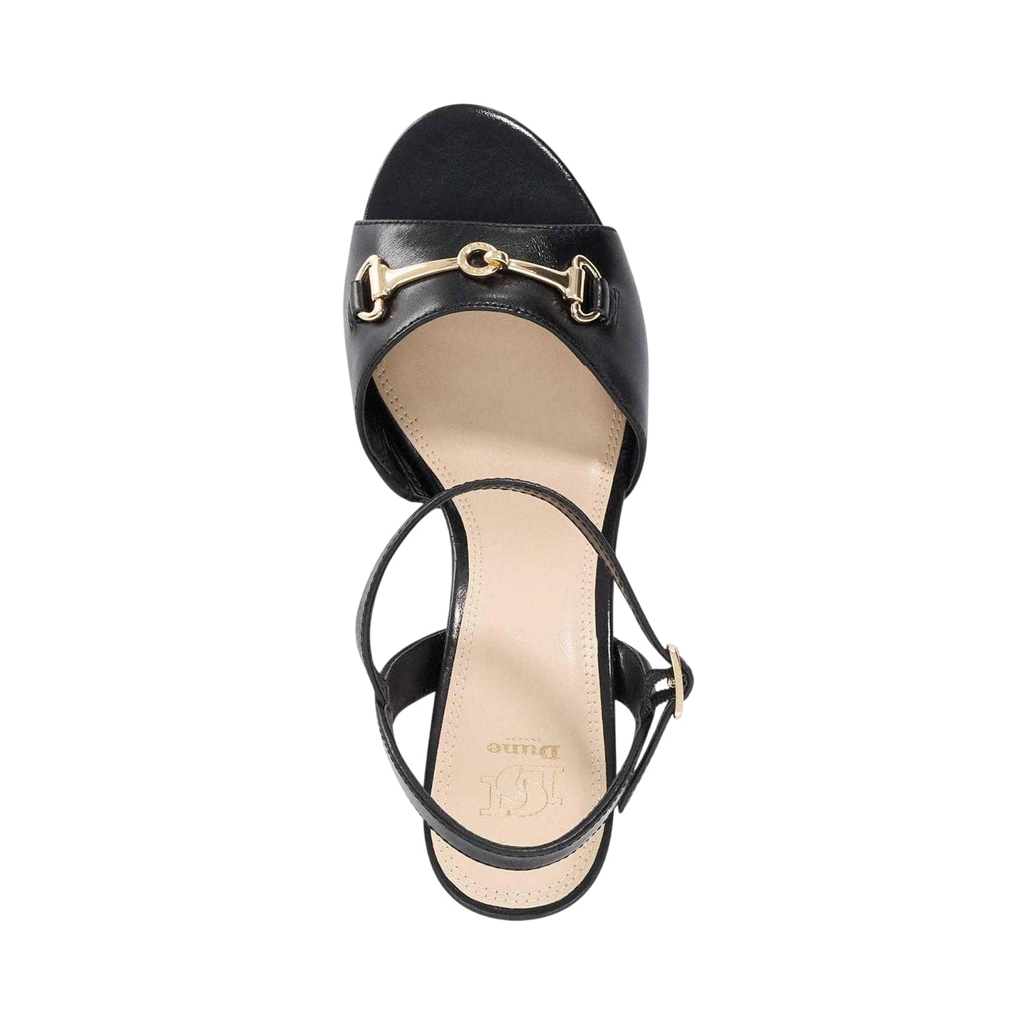 Black - Side - Dune London Womens-Ladies Jayar Suede Block Heel Sandals