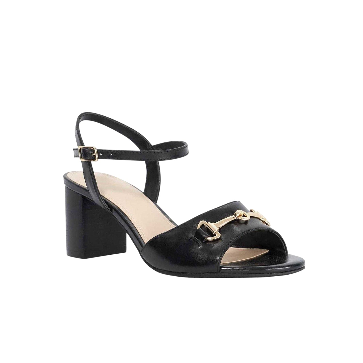 Black - Lifestyle - Dune London Womens-Ladies Jayar Suede Block Heel Sandals