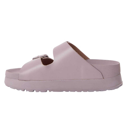 Faded Purple - Back - Birkenstock Womens-Ladies Arizona Flx Lena Platform Sandals