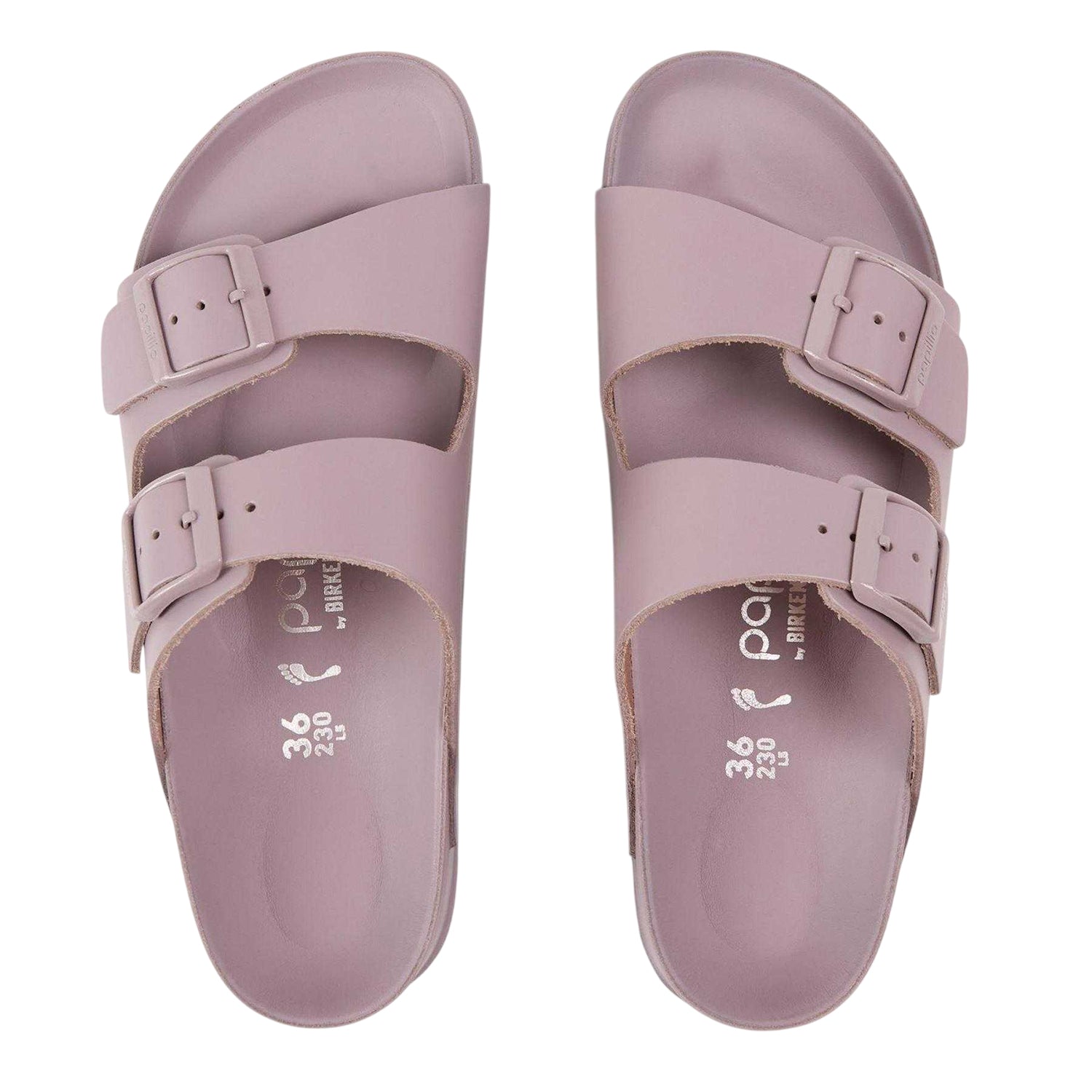 Faded Purple - Side - Birkenstock Womens-Ladies Arizona Flx Lena Platform Sandals