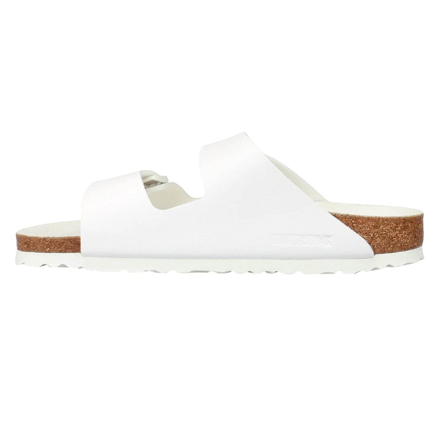 Triple White - Back - Birkenstock Womens-Ladies Arizona Birk Flur Sandals