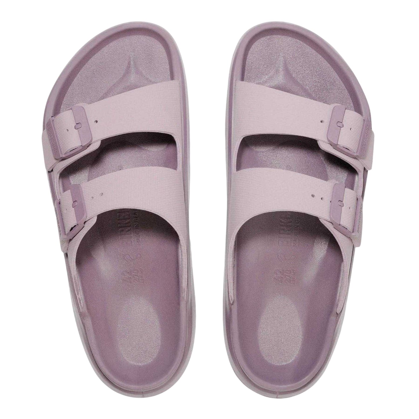 Violet - Back - Birkenstock Womens-Ladies Mogami Twin Buckle Sandals